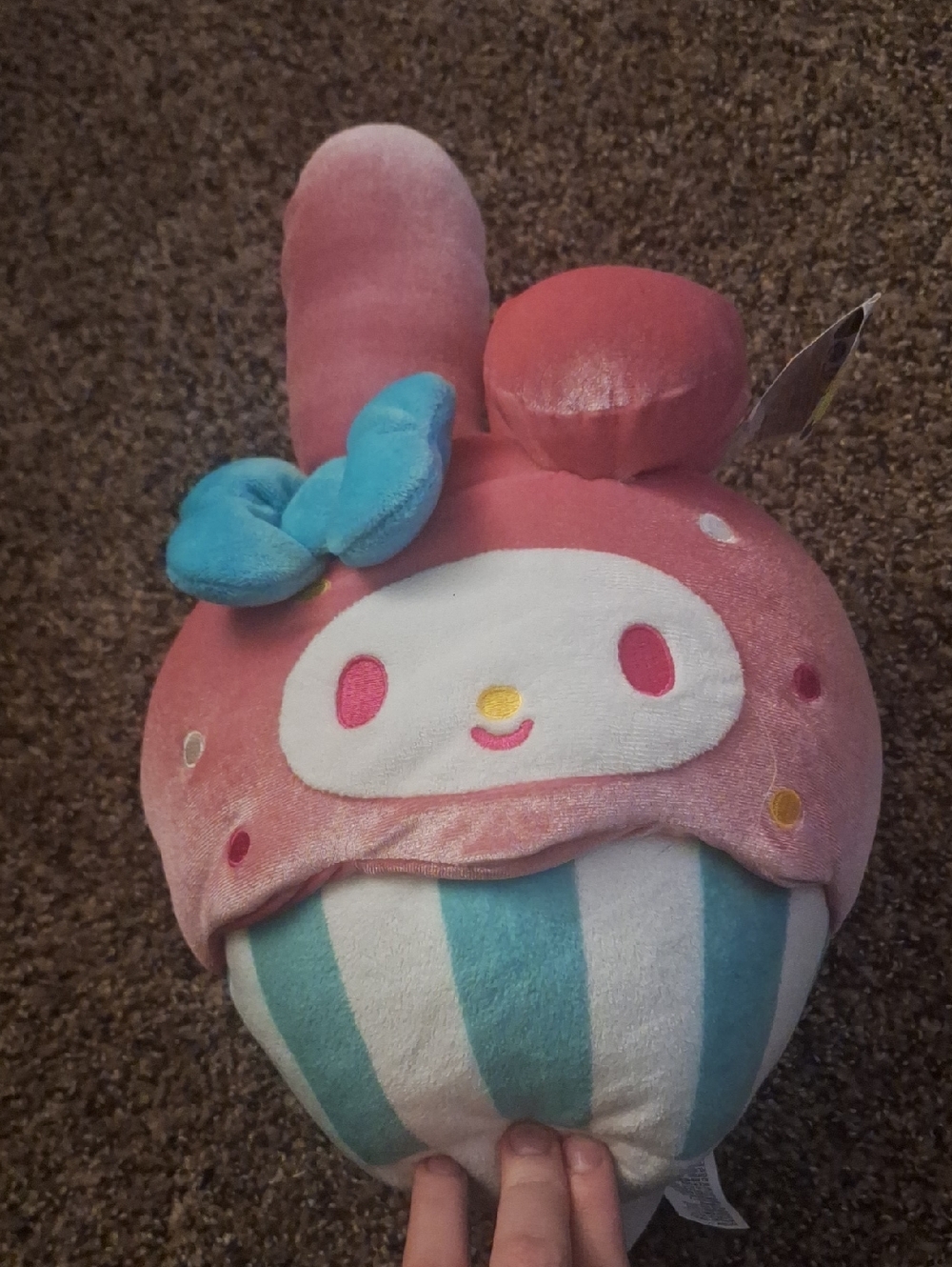 Sanrio My Melody Pink & Blue Cupcake Plush
